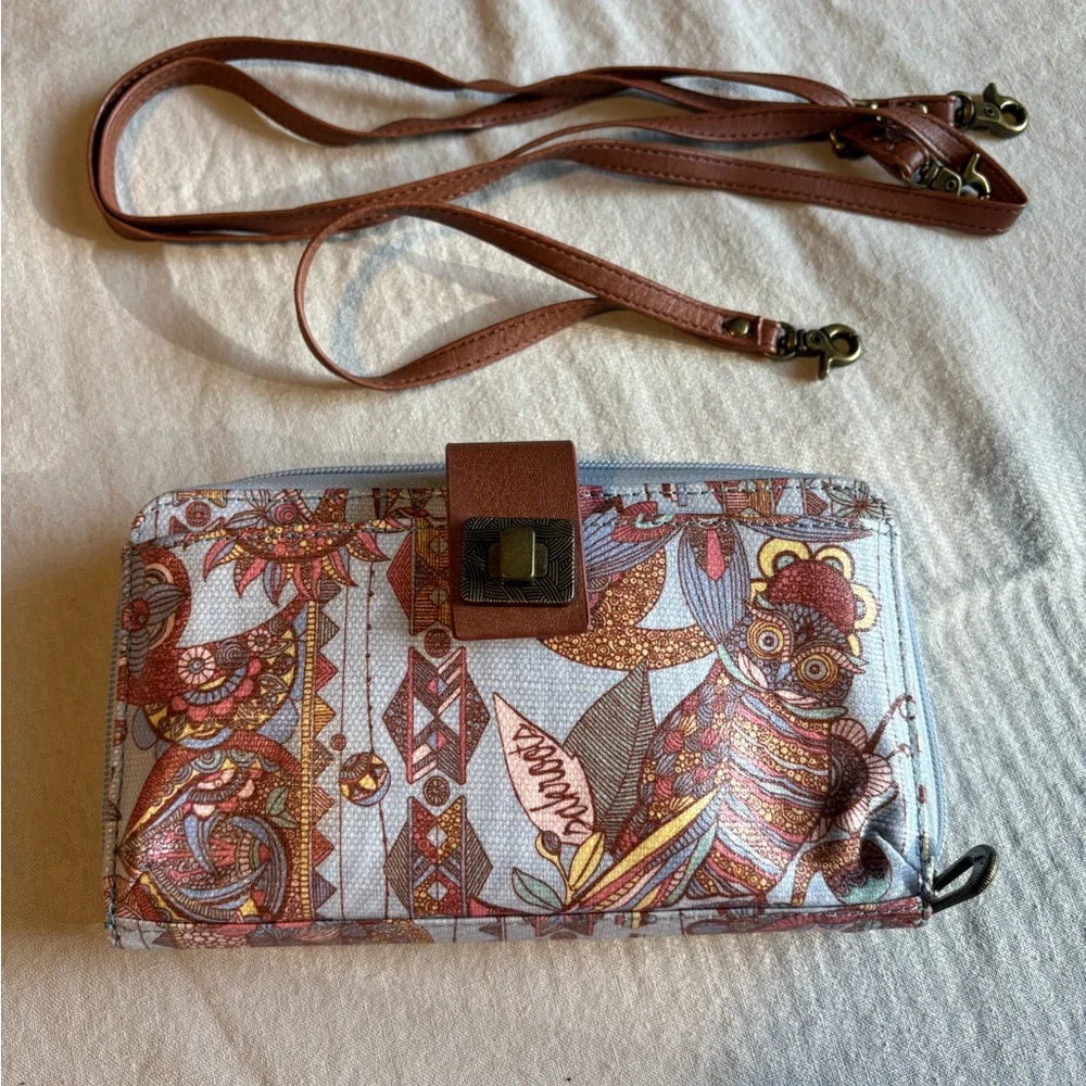 Sakroots Colorful Patterned Crossbody Bag - Picture 3 of 5